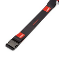 Sublimated polyester Luggage Strap